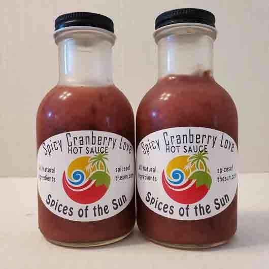 spicy cranberry love hot sauce